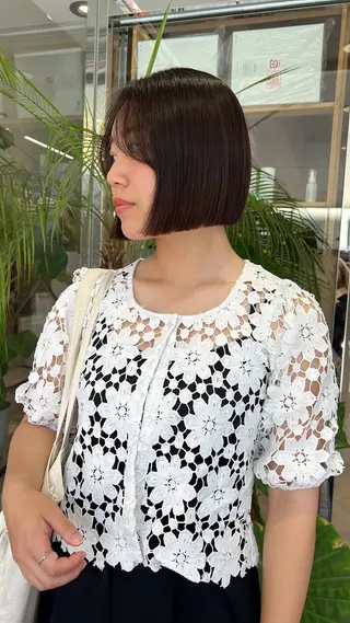 ショート 透明感カラー/ボブ / MARIE🍇のヘアスタイル