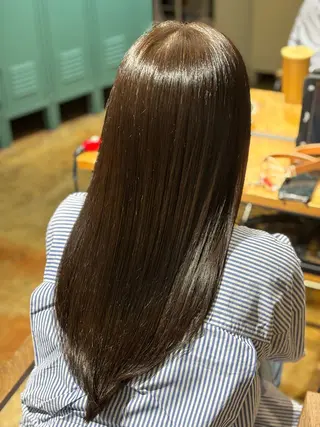 ロング カラー 圧倒的透明感カラー 福島駅/りなのヘアスタイル
