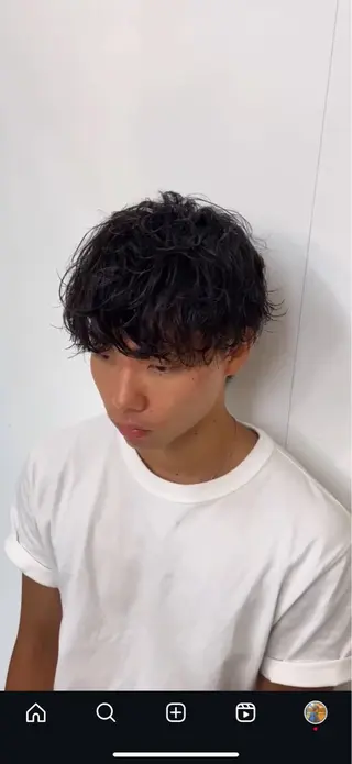 パーマ メンズ 小芝/メンズパーマ /レイヤーカット✂️のヘアスタイル