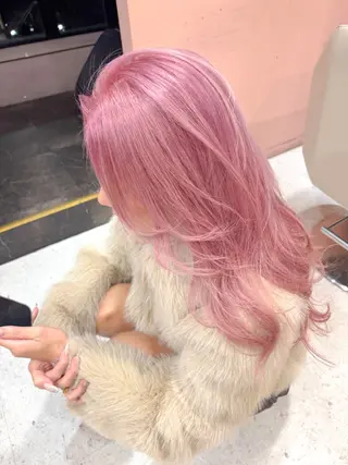 ロング カラー Chérie所属・Chérie 渋谷/カラーサロンのヘアスタイル