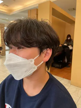 メンズ ⭐️透け感カラー /齊藤容史⭐️のヘアスタイル