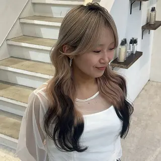 ロング カラー 🎀韓国ボブ/ハイト ーン/まりん🎀のヘアスタイル