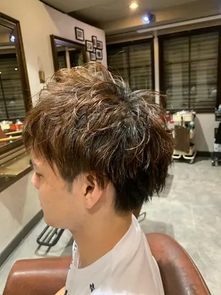 メンズ familiar BOND所属・佐々木陸斗 ショート&メンズのヘアスタイル