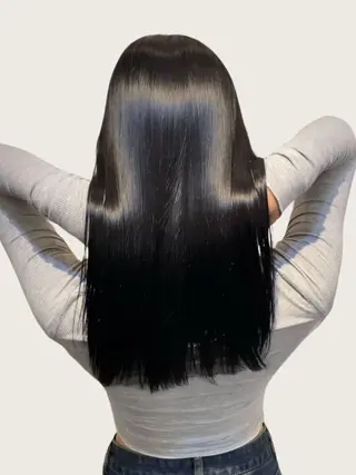 ロング ニワ/レイヤーカット /透明感カラー💎のヘアスタイル