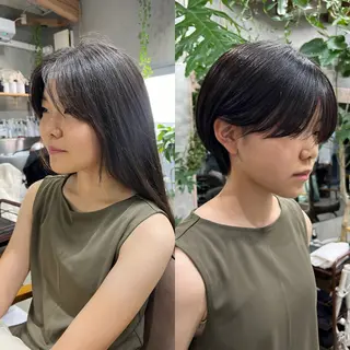 ショート U-fuショート 伊藤拓海のヘアスタイル