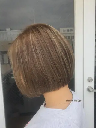 ショート カラー ヘアアレンジ topstylist 芳賀みなみのヘアスタイル