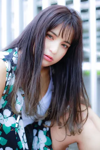 ロング 永田 崇のヘアスタイル
