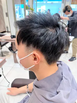 ショート メンズ ナチュラル暖色カラー 🤎 佐藤栞のヘアスタイル