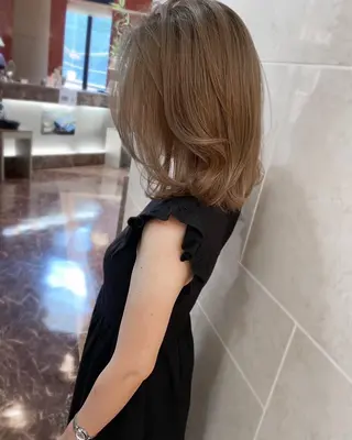 カラー 大人パーマ特化 心斎橋本町/えざわのヘアスタイル