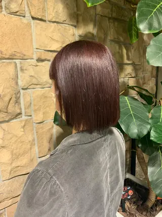 ミディアム カラー 似合わせレイヤーカ ット ʚɞ riiのヘアスタイル