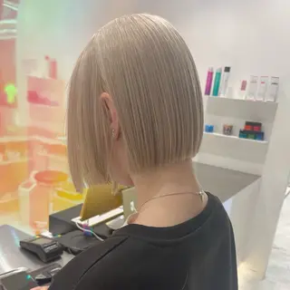 ショート カラー ブリーチボブNo.1 🥇/KOHEIのヘアスタイル