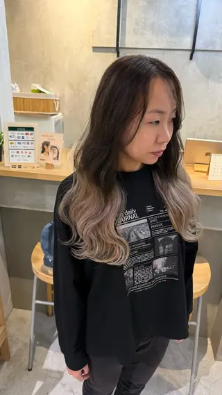 ロング Lico所属・小川 楓華のヘアスタイル