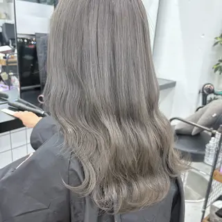 ロング カラー ❣️星野のあ❣️ 優しいダブルブリーチのヘアスタイル
