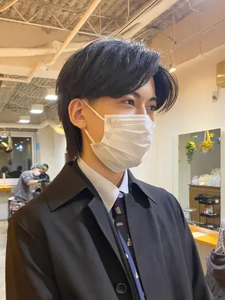 ショート メンズ JINKIメンズ特化 メンズカットパーマのヘアスタイル