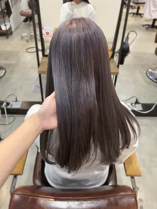 ロング カラー 中津/梅田/赤み消し /髪質改善/愛芽のヘアスタイル