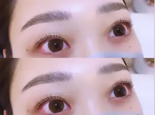 マツエク・マツパ アイブロウ ꔫShimizu Harukaのマツエク・マツパデザイン