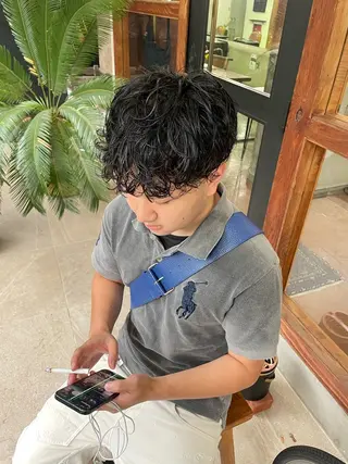 メンズ marbles 森田雅治のヘアスタイル