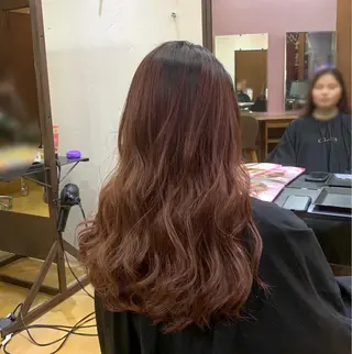 ロング カラー 韓国レイヤーカット★ 小林大樹のヘアスタイル