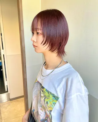 ショート カラー 武田 清久のヘアスタイル