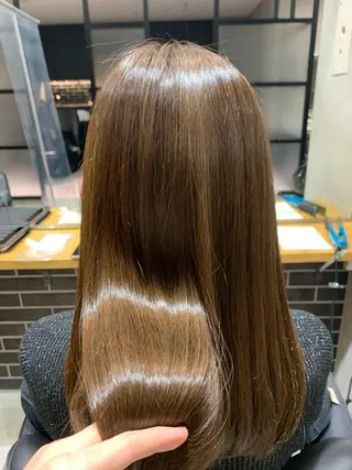 セミロング カラー WISTERIA P LUS1 ikumiのヘアスタイル