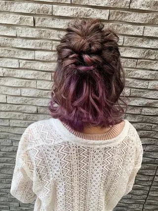 ミディアム Mululu所属・京都最安価エクステ muuka🦋のヘアスタイル