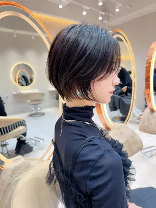 ショート カラー レイヤー✨縮毛矯正 川村利幸のヘアスタイル
