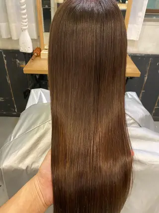 ロング カラー パーマ AUBE HAIRazul吉祥寺所属・綺麗な髪質にしたい方 限定🌈清水　祥のヘアスタイル