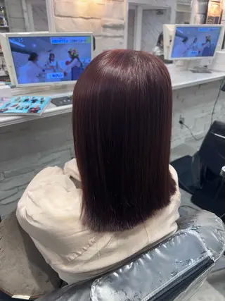 セミロング 細矢 翔太のヘアスタイル