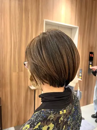 ショート 青山 莉奈のヘアスタイル
