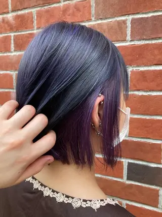 ショート カラー 髪質改善/痛ませ ないカラー/西村航大のヘアスタイル