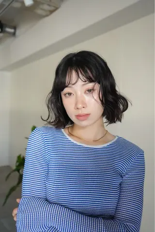 ショート パーマ 韓国風レイヤー/新潟 /小新/愛咲🎀のヘアスタイル