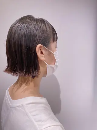 ショート カラー ノグチ ユウキ/ボブのヘアスタイル