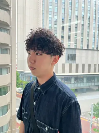 ショート パーマ メンズ 坂本響 メンズカット/パーマのヘアスタイル