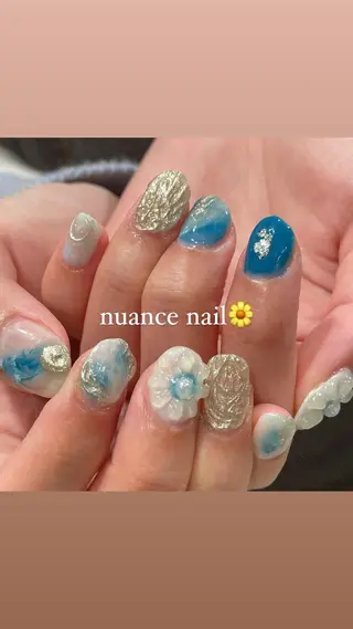 ネイル 淡色ネイル 🎀moeのネイルデザイン