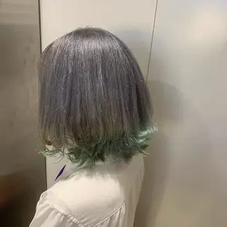 ショート カラー Beleza 渋谷所属・Kazusa/渋谷/ エクステ/ハイトーンのヘアスタイル