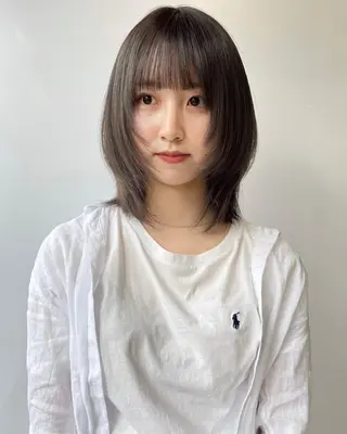 ミディアム カラー emu    head spa & treatment所属・髙塚碧🇰🇷 韓国ヘア🎗️のヘアスタイル