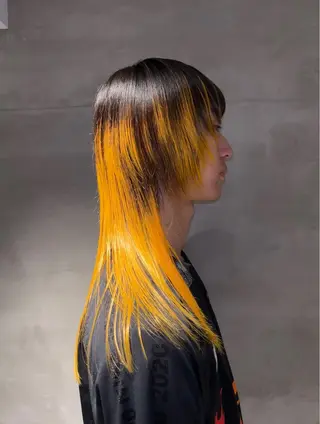 セミロング カラー メンズ L&Co所属・タナカ カナ🫧のヘアスタイル