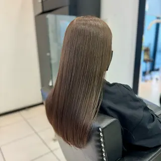 ロング YASU🍎CUT 赤系カラー/ヘアケアのヘアスタイル