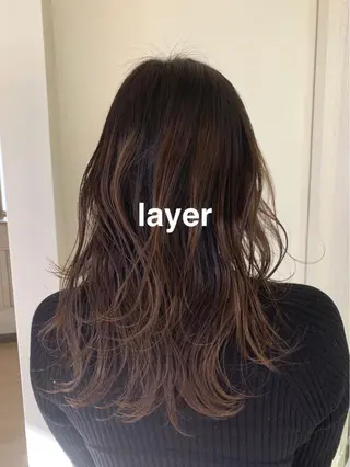 ミディアム PAIR DAISUKEのヘアスタイル