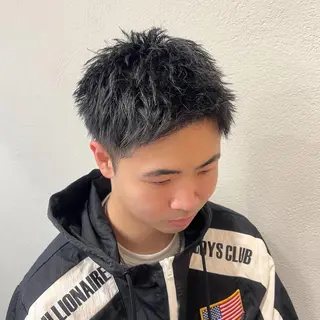 ショート メンズ メンズ特化/パーマ/ メッシュ/竜成のヘアスタイル