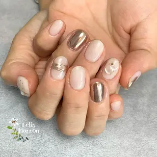 ネイル Lelis Marron所属・岸 侑李のネイルデザイン