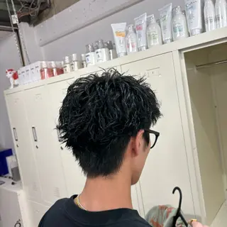 パーマ メンズ 🌀残り1人/ボブ/ ロングパーマ🌀のヘアスタイル