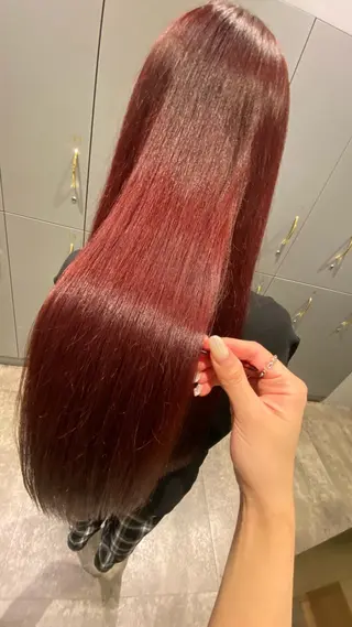 ロング 松永 らりっさのヘアスタイル