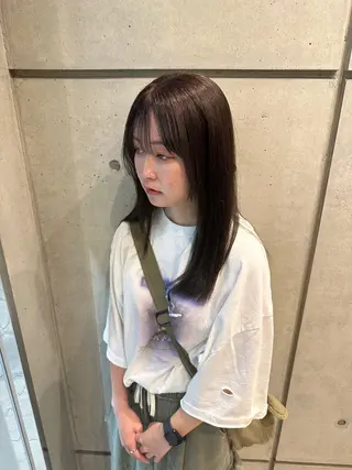 ロング カラー 大須/酸性ストレート 木場 健斗🌳のヘアスタイル