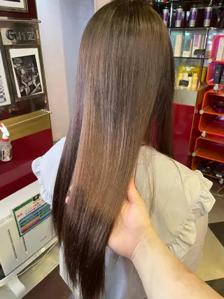 セミロング カラー 👑派手髪/カット 👑ANRYのヘアスタイル