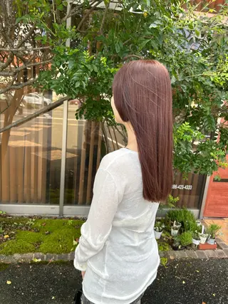 セミロング 透明感/ツヤ感カラー 佐藤匠吾のヘアスタイル