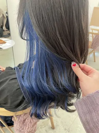 セミロング NIKO/名古屋/ 伏見/花屋併設のヘアスタイル