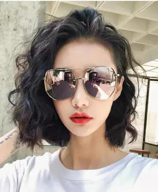 パーマ ミディアム u hair所属・こばやし ももこのヘアスタイル