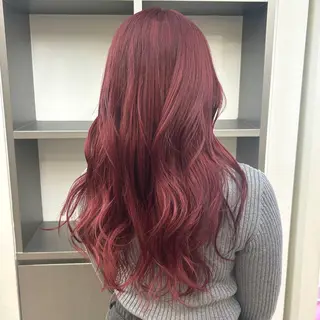 セミロング カラー ✨うる艶/ブリーチ✨ 𝓡𝒖𝓷𝐚💋のヘアスタイル