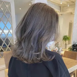 セミロング 大人ボブ/透明感 カラー/松原和志のヘアスタイル